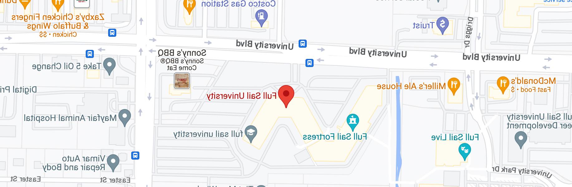 Open Google Maps to Full Sail University